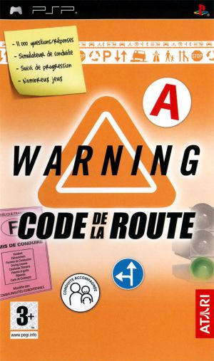 Warning - Code De La Route Rom For Playstation Portable